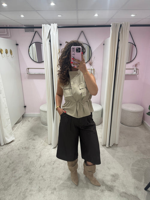 CLASSIC GILET SAND