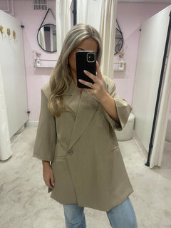 MAYA BLAZER TAUPE