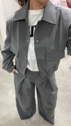 LOUA BOMBER JACKET GREY