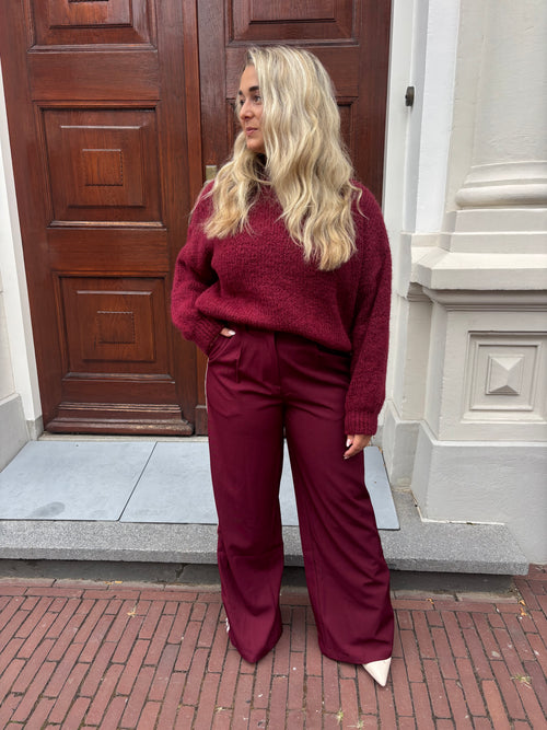 BIBI PULL BORDEAUX