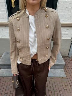 ATELIER BUTTON JACKET BEIGE