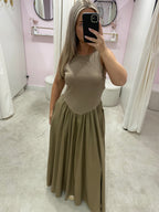 JOA DRESS TAUPE