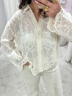MELIKA BLOUSE CRÈME