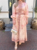 LEONORA FLOWER DRESS BLUSH