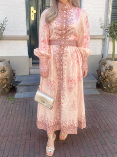 LEONORA FLOWER DRESS BLUSH