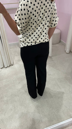 JOJO STRAIGHT LEG PANTALON TALL BLACK