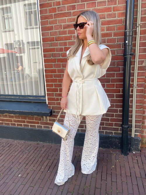 MARWA GILET CRÉME