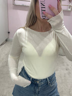 CASHMERE LONGSLEEVE MONICA CRÉME