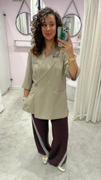 MAYA BLAZER TAUPE