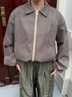 TRENDY CHECKERED JACKET