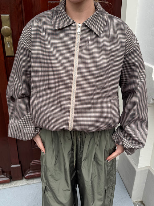 TRENDY CHECKERED JACKET