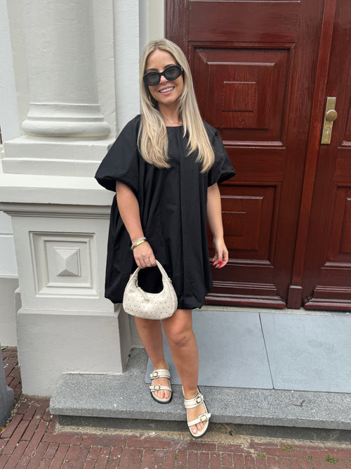 BALLOON DRESS BLACK