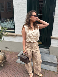 MILA BARREL DENIM TAUPE