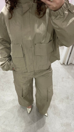 PARRACHUTE JACKET BEIGE