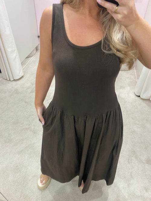 JELSKE DRESS BROWN