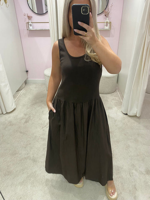 JELSKE DRESS BROWN