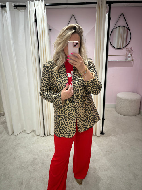 LEOPARD BLAZER