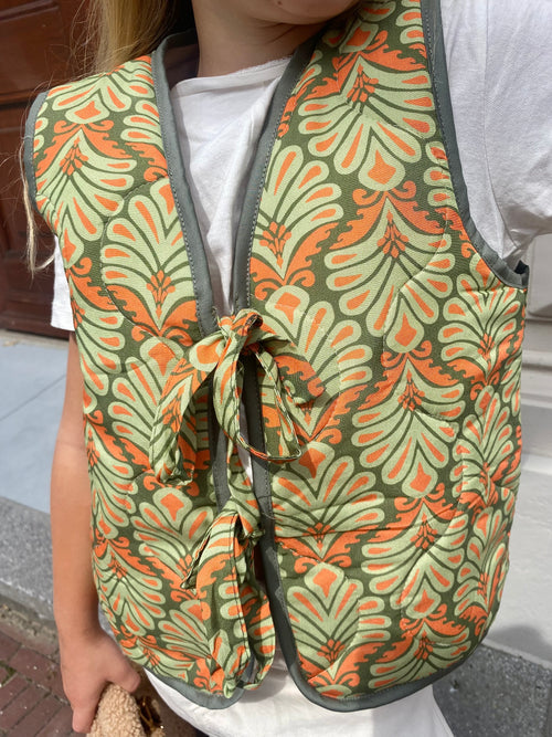 LILLY GILET GREEN