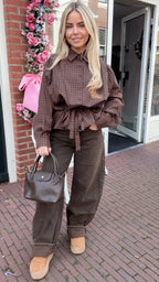 COCO BLOUSE BROWN