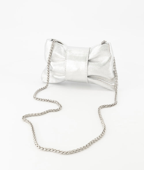 BOW BAG SILVER