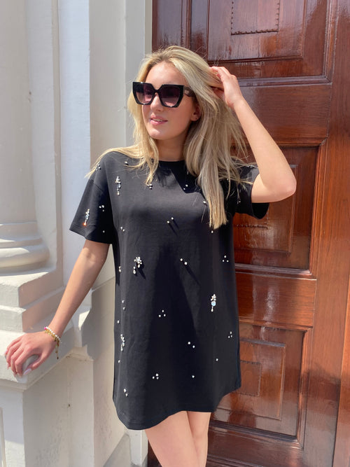 DIAMOND T-SHIRT DRESS