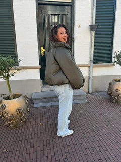 PUFFER JACKET ARMY GREEN