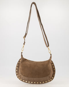 MONICA SUEDE BAG COGNAC