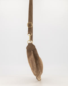 MONICA SUEDE BAG COGNAC